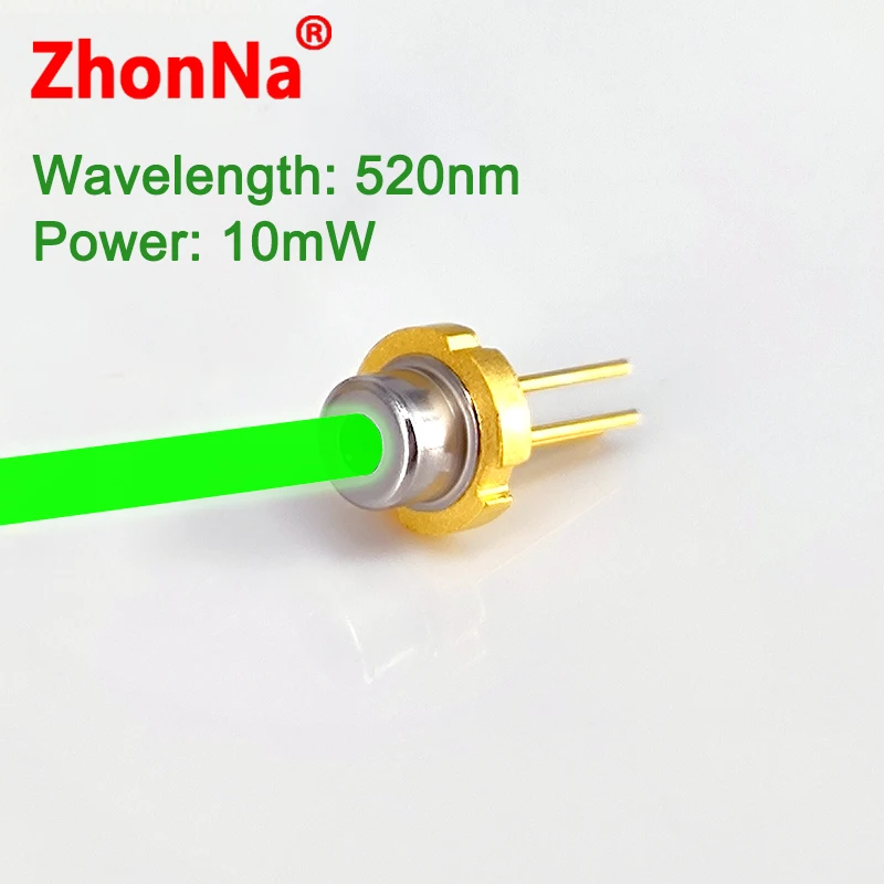 520nm 10  Laser Diode Module Green Number ZN-LDG-001 DIY Laser Sensor Light Emitting Tube LED Electronic Design