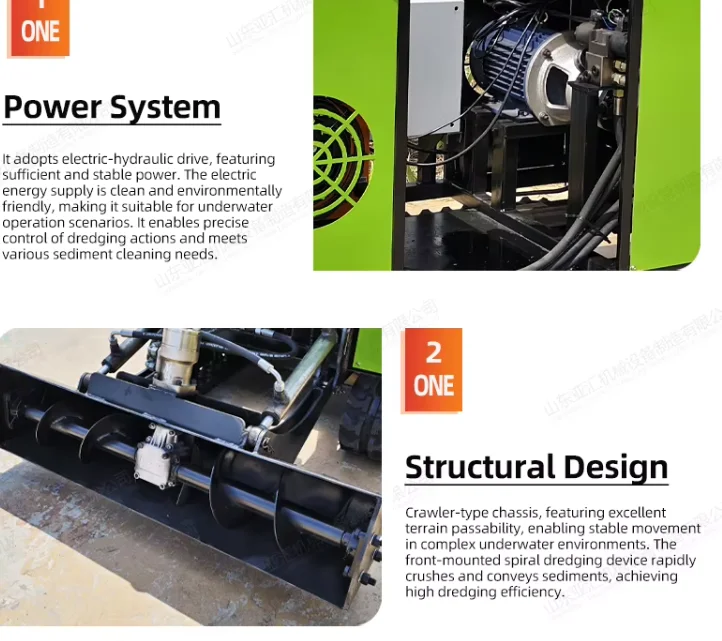 Yugong Underwater Pipeline Sludge Cleaning Robot Tank Cleaning Robot