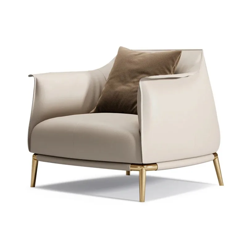 

High grade leather sofa chairs on the top floor, high-end clubs, hotel reception chairs, household villas, leisure snail chairs