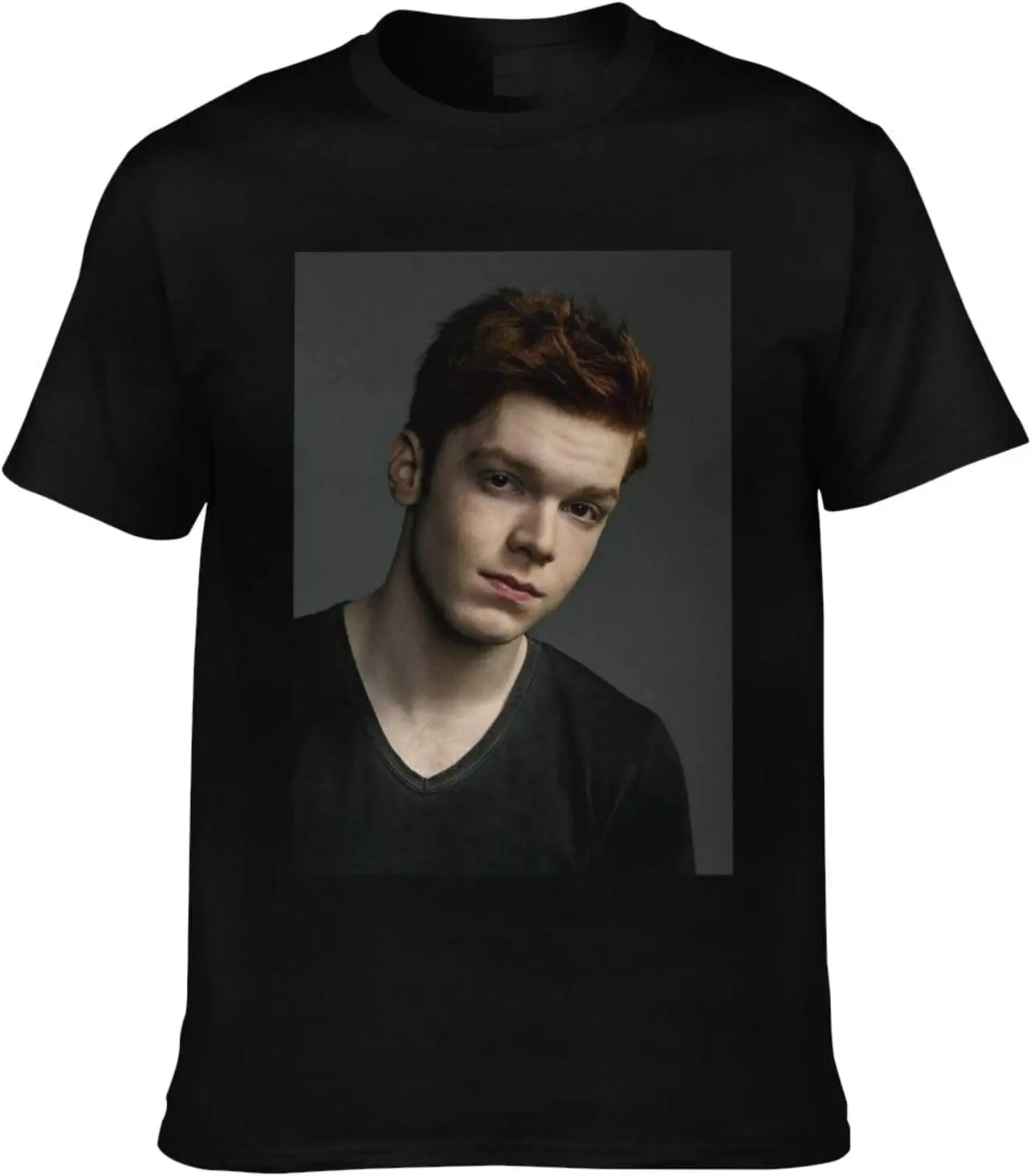 Cameron Monaghan Tshirt Short Sleeve 100% Cotton Top Crewneck Tees for Men Women （XSmall-4XLarge）