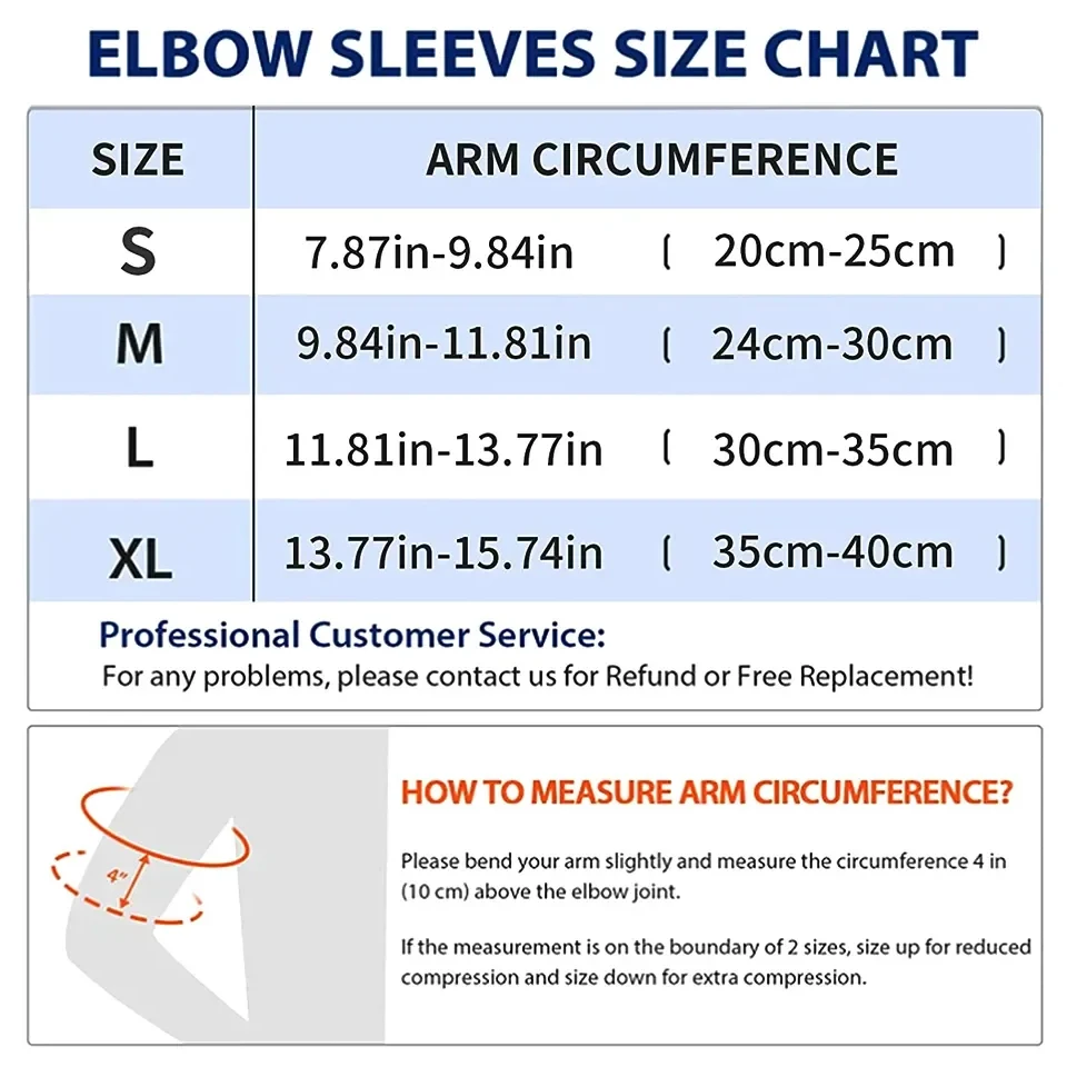 GTUBIKE 1PCS New Elbow Brace Compression Support Sleeve for Tennis Elbow Brace Strap Tendonitis,Epicondyt Elbow,Weightlifting