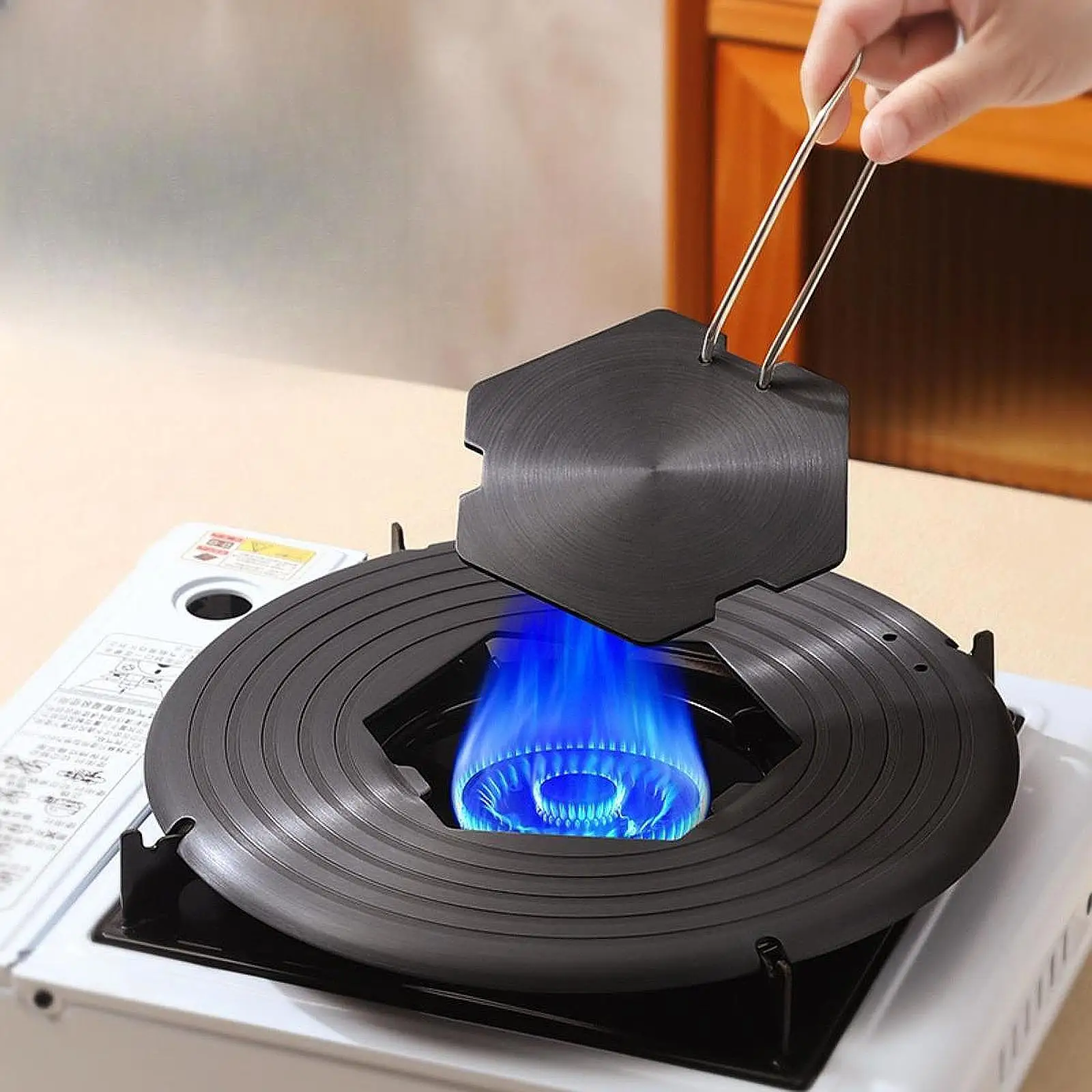Versatile Heat Diffuser Plate 26cm Thawing Tray Induction Adapter for Electric Gas Stove Top Kitchen Cookware Protection