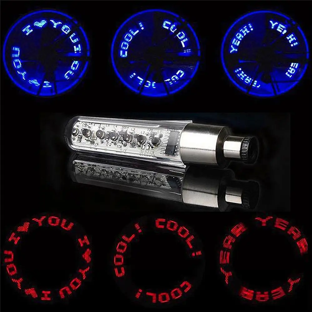 Innovative Bicycle Accessories Waterproof Neon Spoke Lights For Road Bikes Biking Enthusiasts Trendy Eye-catching Long-lasting