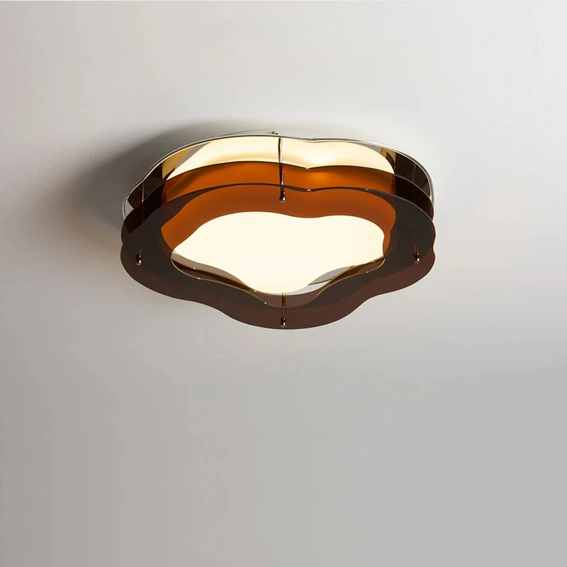 Modern Irregular Cloud Shape Ceiling Light Multi‑Layer Metal LED Flush Mount Ceiling Lamp Art Decor Light for Bedroom Living Roo