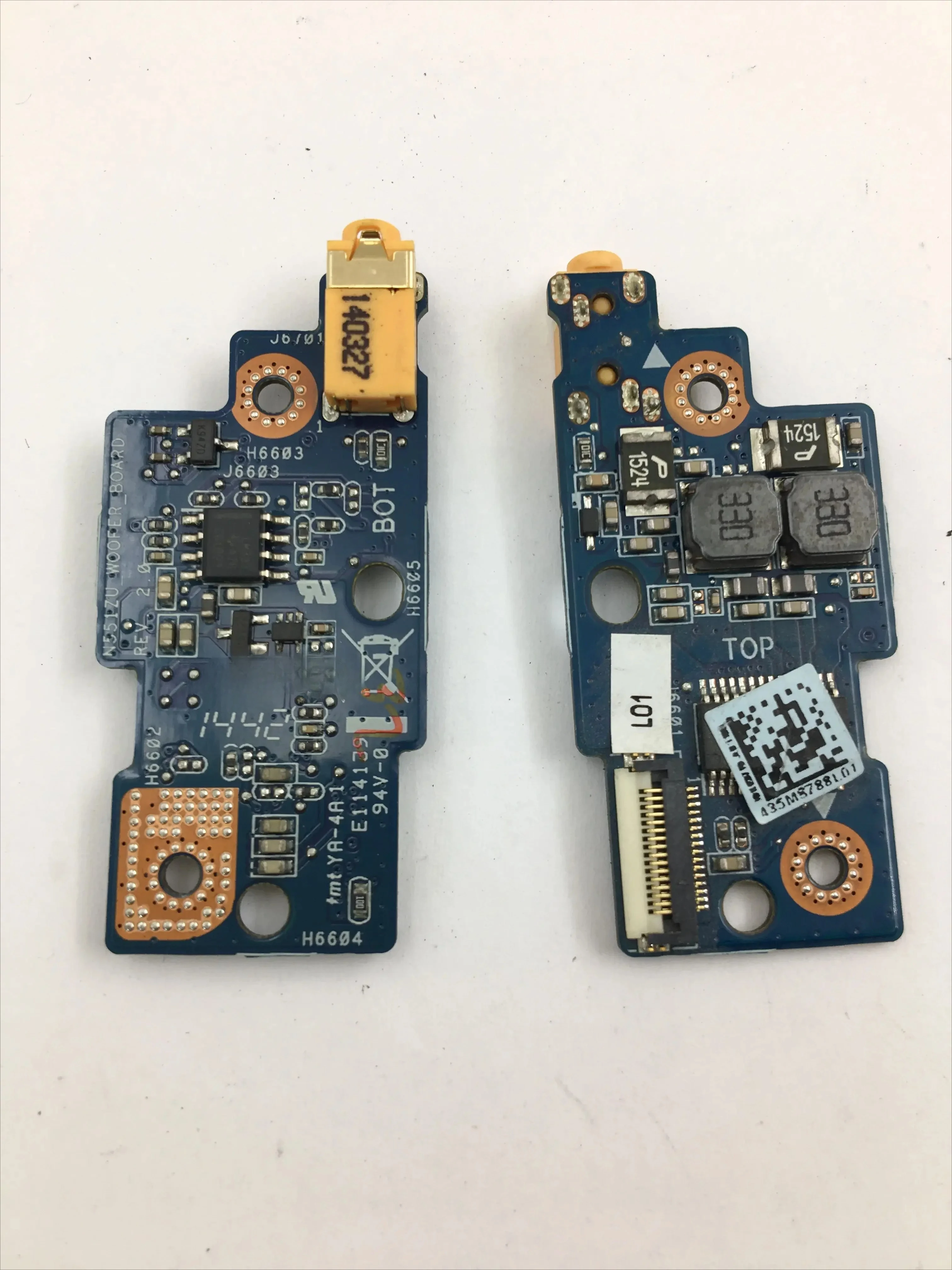 

Аудиоинтерфейсная ленточная плата для ASUS N551ZU, малая плата интерфейса