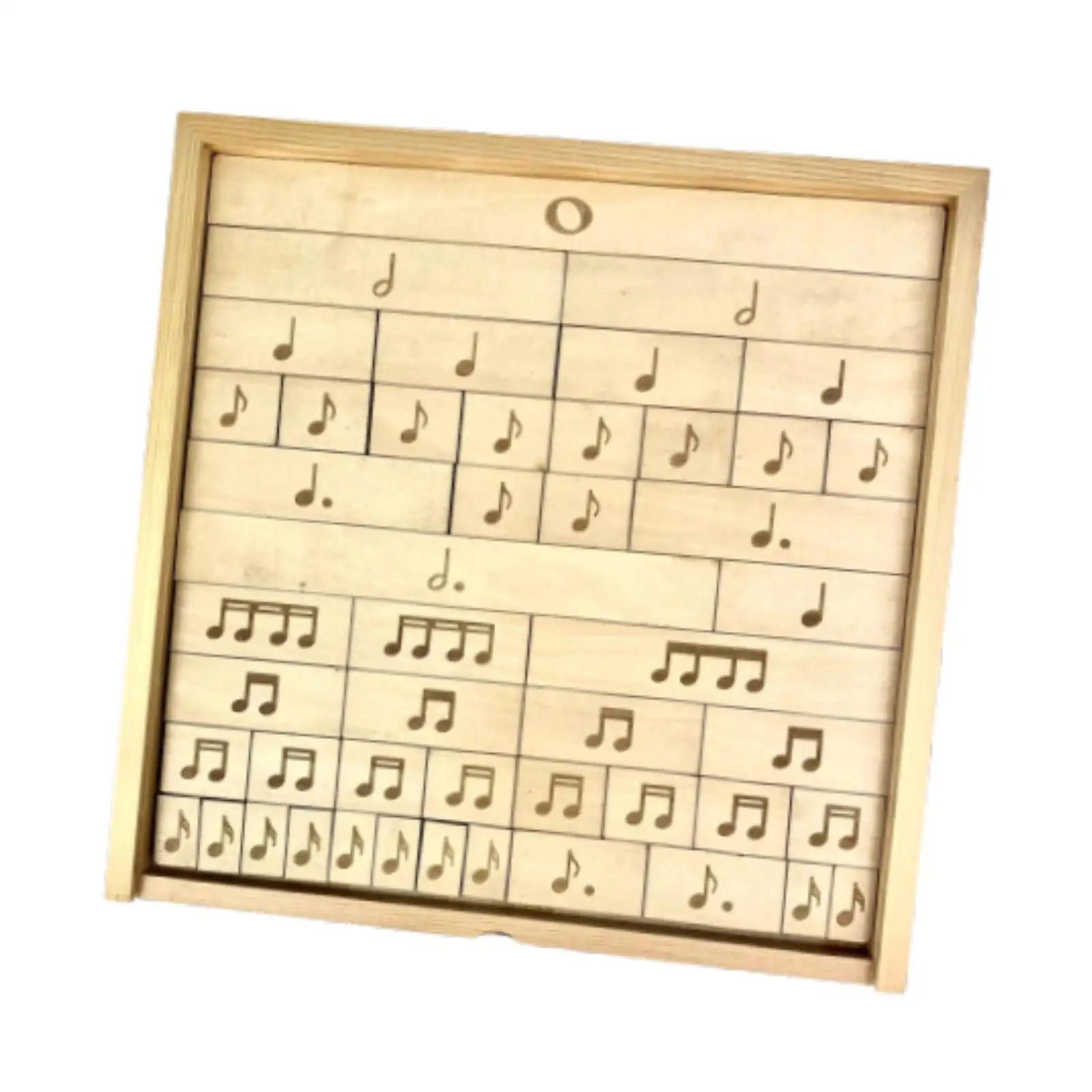 

Wooden Musical Note Puzzle Interactive Toy for Enthusiasts Children Party