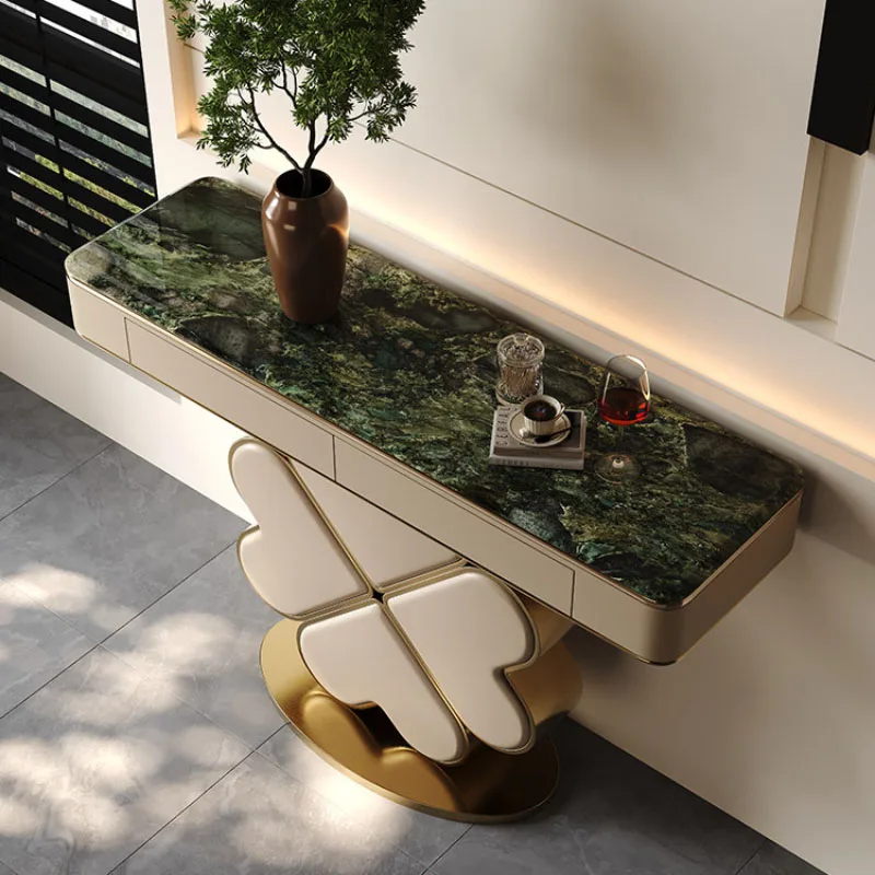 Delicacy Light Luxury Console Tables Modern Nordic Space Saving Trendy Tavolo Salotto Vintage Premium Tisch Home Furniture