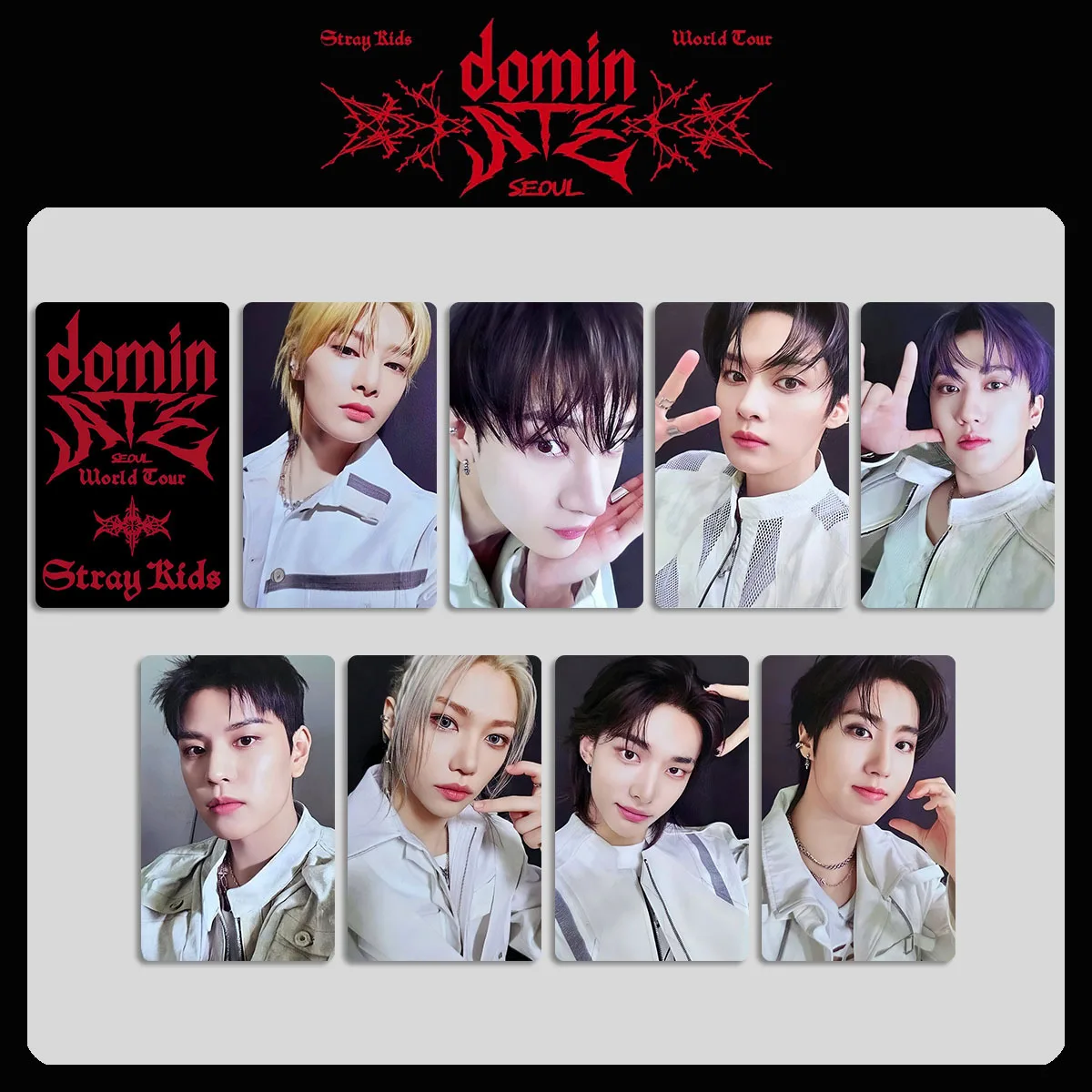 

Новые фотокарточки Stray Kids (8 шт.) из альбома KPOP DominATE World Tour Maniac, LOMO-карточки, коллекционные карточки для фанатов, подарок на фестиваль