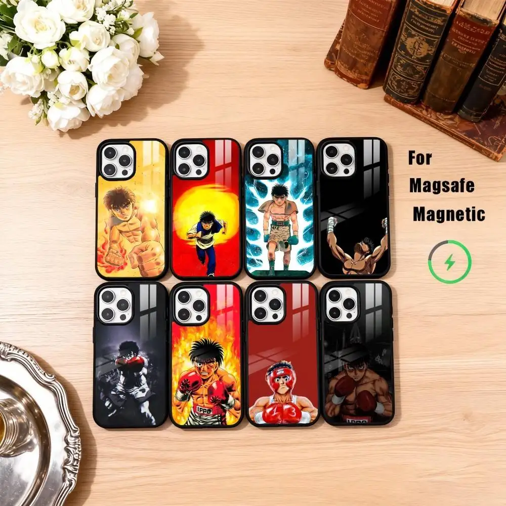 

B-Boxing H-Hajime-E no Ippo Phone Case For iPhone17,16,15,14,13,12,11 Plus,Pro Max Magnetic For Magsafe Wireless Charging