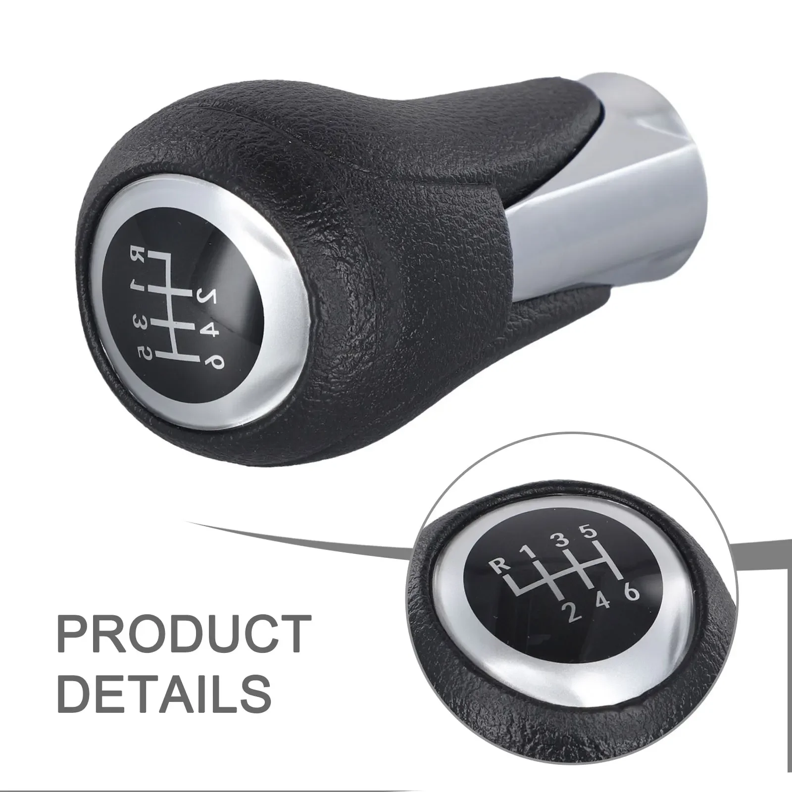 1PCS Car Gears Shift Knob FOR MAZDA- 3 2 6 CX-3 CX-5 LEATHER GEAR SHIFT KNOBs MANUAL TRANSMISSION- For Mazda- 3 Accessories