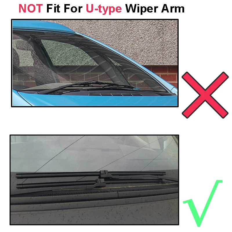 Misima Windshield Windscreen Wiper Blades Set Kit For Citroen Xsara Picasso 2005 - 2010 Front Rear Wiper 2006 2007 2008 2009