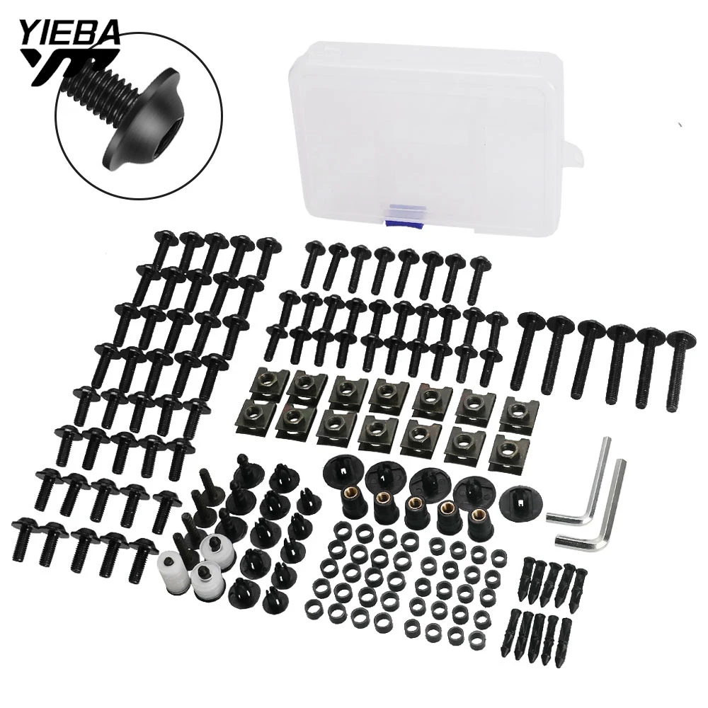For Suzuki SV650 S SV 650S SV650S 1999-2023 Universal Motorcycle Accessories Complete Fairing Bolts Kit Screws Nuts CNC Aluminum