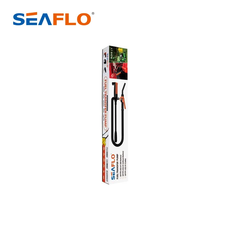 Bomba de agua pequeña recargable SEAFLO de 12 LPM con batería de litio, bomba de barril, bomba de transferencia de combustible, bomba de CC de 3.7V para diésel de coche