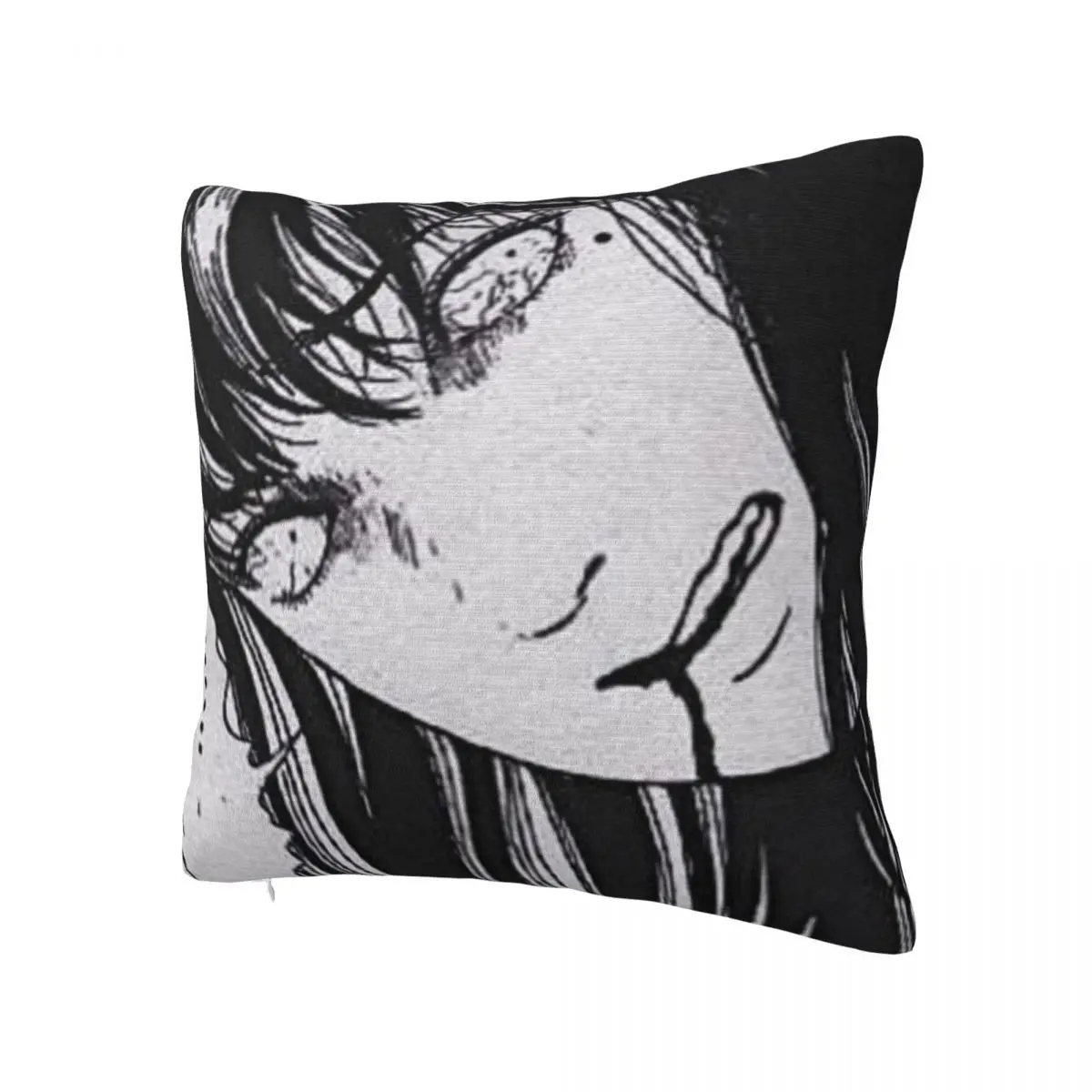 Tomie Horror Junji Ito Pillowcase Printed Polyester Cushion Cover Decor Pillow Case Cover Home Square 45X45cm