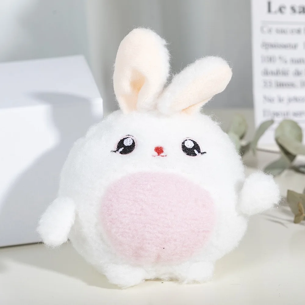 15 センチメートルかわいい長い耳ウサギぬいぐるみバックパックペンダントキーホルダー人形ランドセル装飾キッズギフト