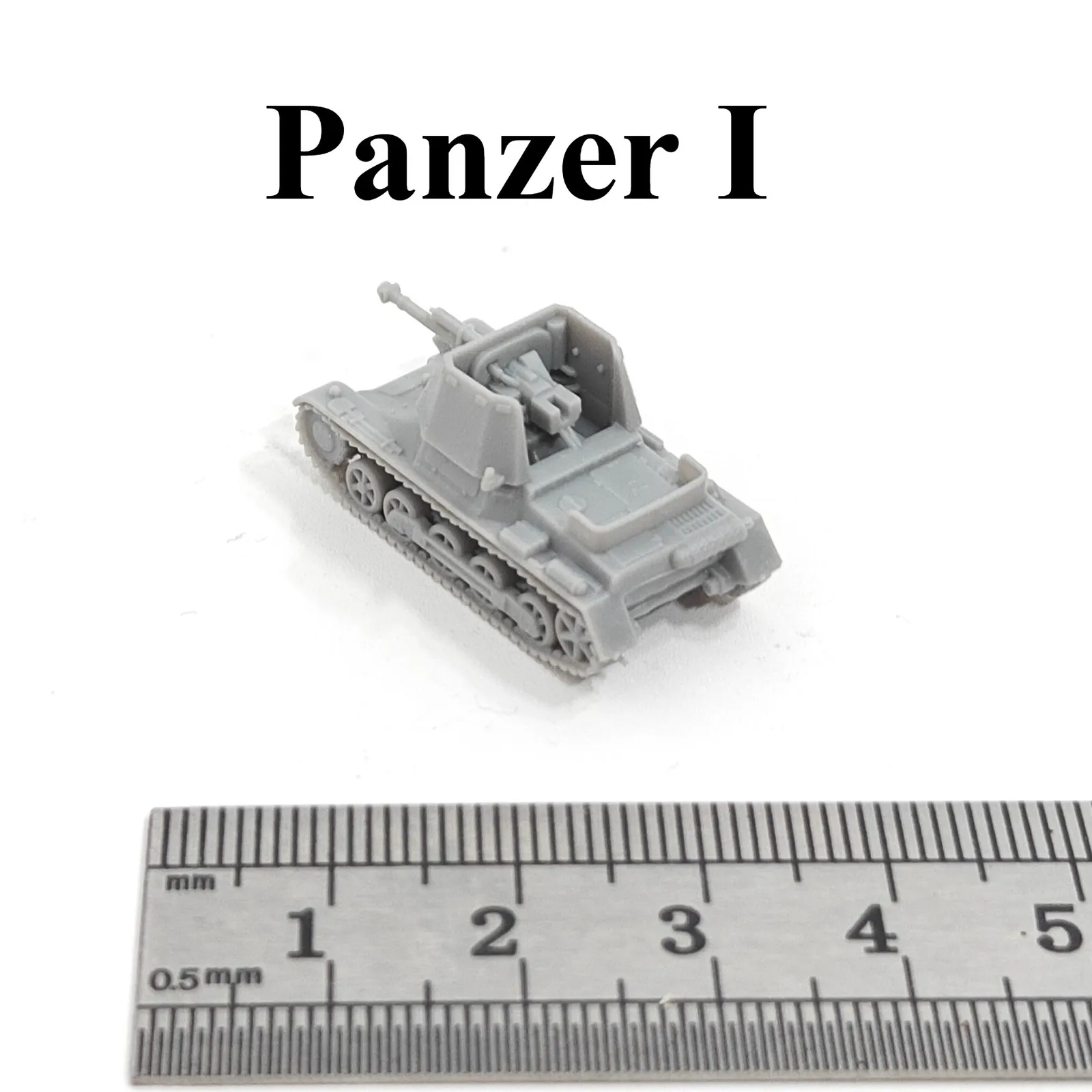 

WWII German SdKfz 101 Panzer I Tank Destroyer,3D Printed,1/144 Scale Model,Resin,Paintable