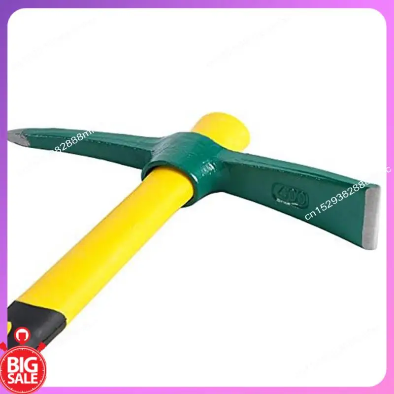 Big Deal High-Quality Pickaxe Mattock Hoe For Efficient Digging And Weeding - Essential Hand Tool For Gardeners And Campers