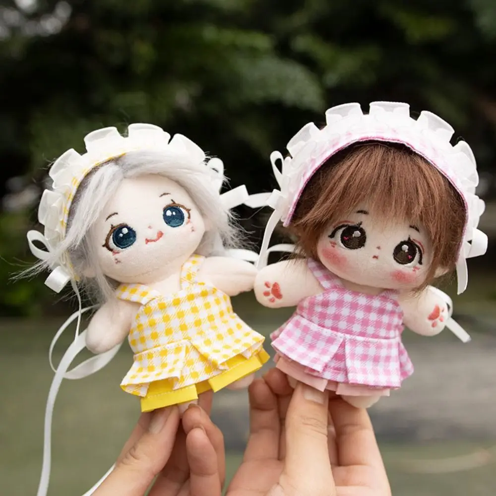 10/20cm Doll Clothes Replacement Outfit Doll Accessories Doll Dress Headdress Suit Playing House Mini Slip Skirt Accessories