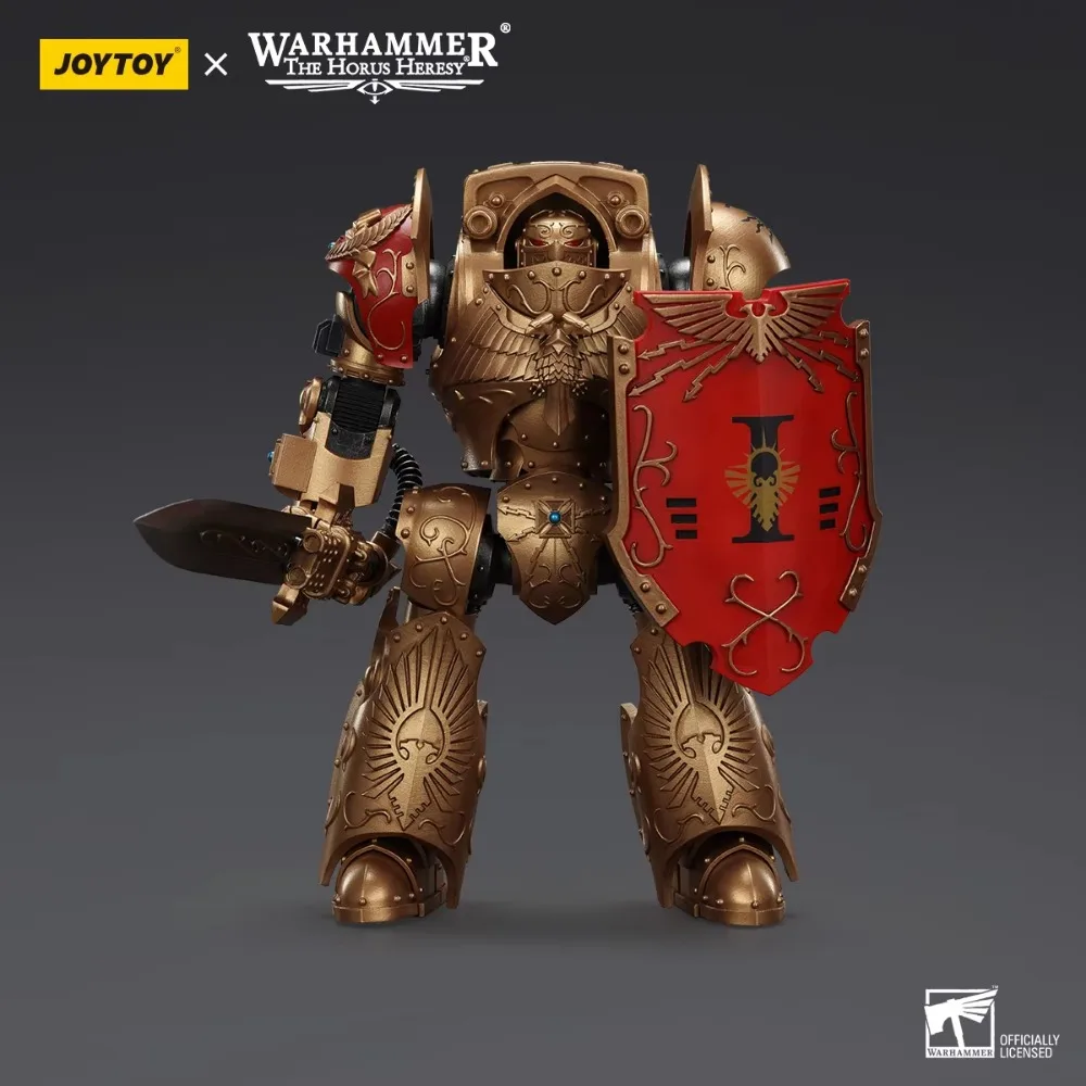 Joytoy warhammer o horus heresia figura de ação legio custodes contemptor anime estatueta coletor brinquedos conjunta modelo móvel