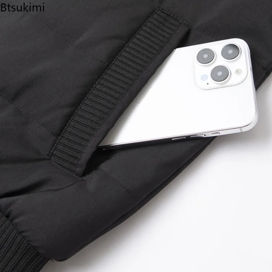 Winter Men's Fleece Warm Vests Sleeveless Casual Jackets Men Outdoor Waterproof Vest Coats Stand Collar Windproof Waistcoats 8XL