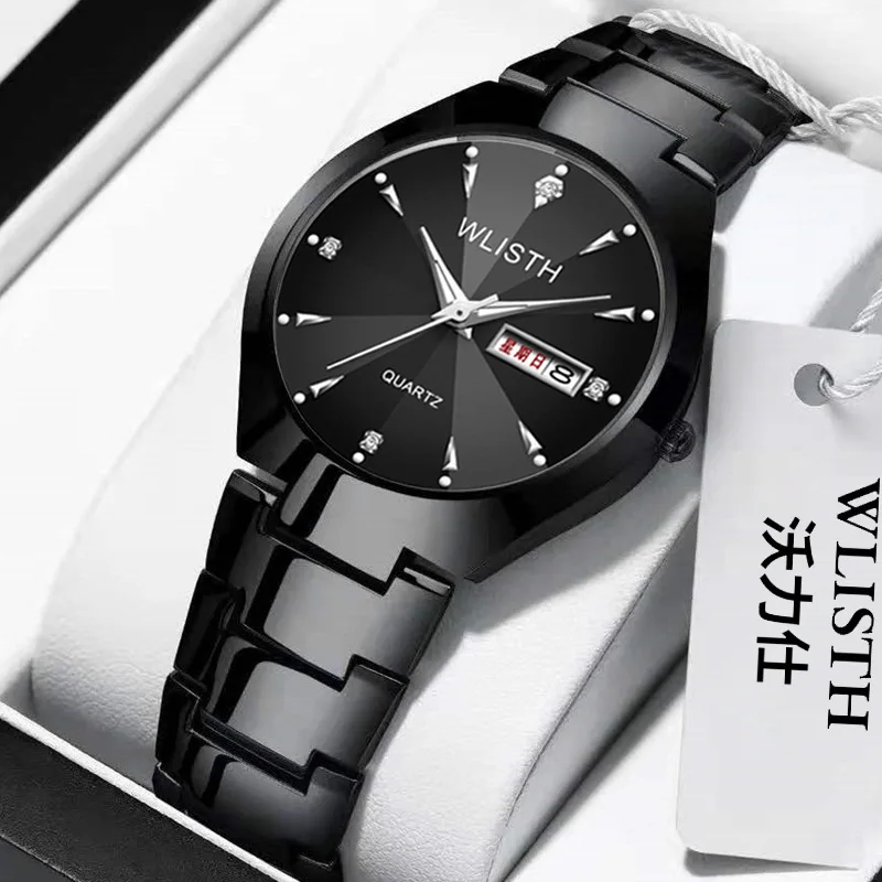 

Модные кварцевые часы швейцарского бренда для мужчин и пар, водонепроницаемые, светящийся циферблат, функция даты, горячая оптовая модель