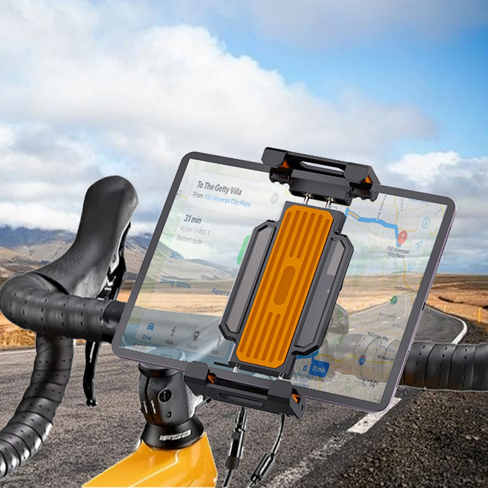 Treadmill Bike Tablet Stand Microphone Mount Holder Adjustable Cellphone Clip Phone Bracket 360° Rotation Musical Instrument