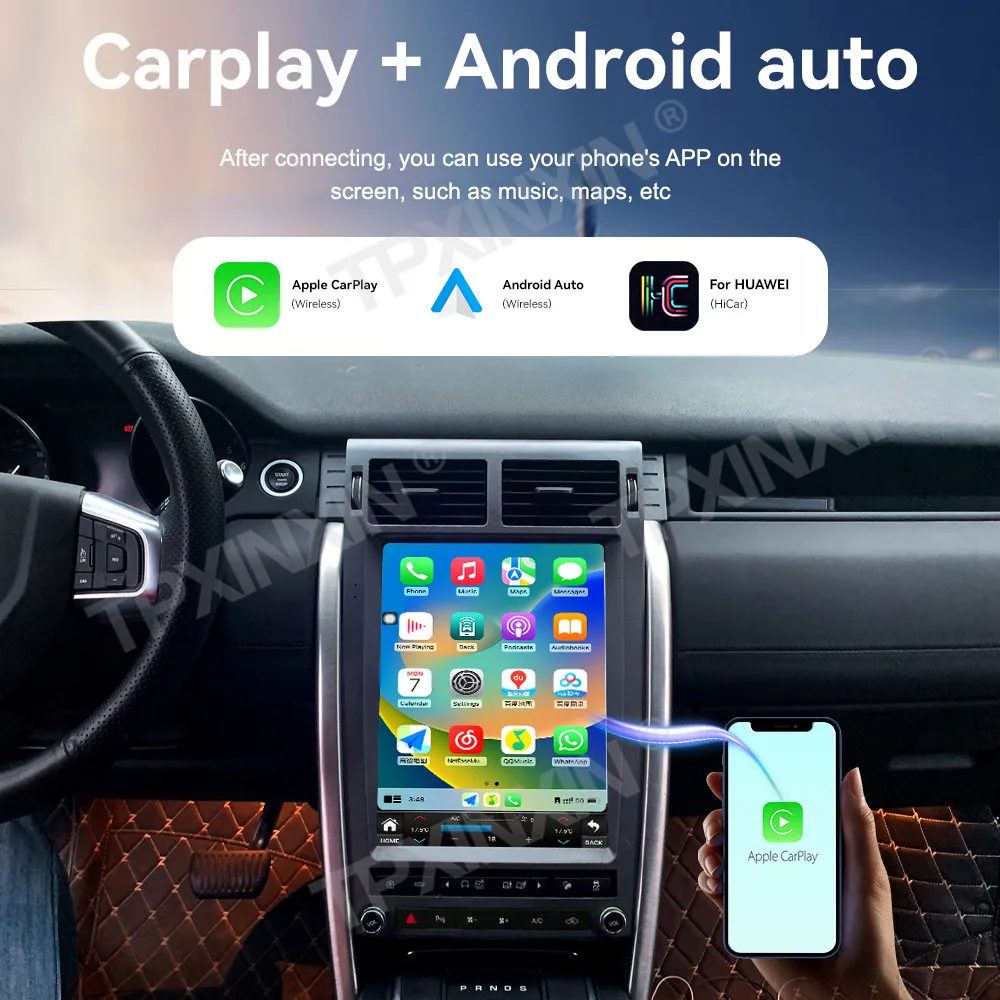 لاند روفر ديسكفري سبورت 2016-2020 راديو السيارة الاندورويد الوسائط المتعددة فيديو Carplay Autoradio ستيريو نظام تحديد المواقع والملاحة رئيس وحدة #4