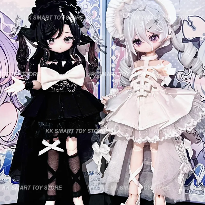 Genuíno come4free minty v2 oceano gem série 1/8 bjd caixa cega kawaii boneca móvel figura de ação ornamento presentes surpresa brinquedos