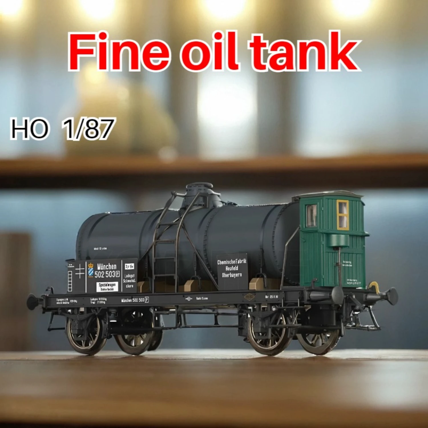 

BRAWA HO Type 1/87 Toy Train Detailed Tank Car First Generation Bavaria Classic Paint Carriage Model Boy Toy Gift