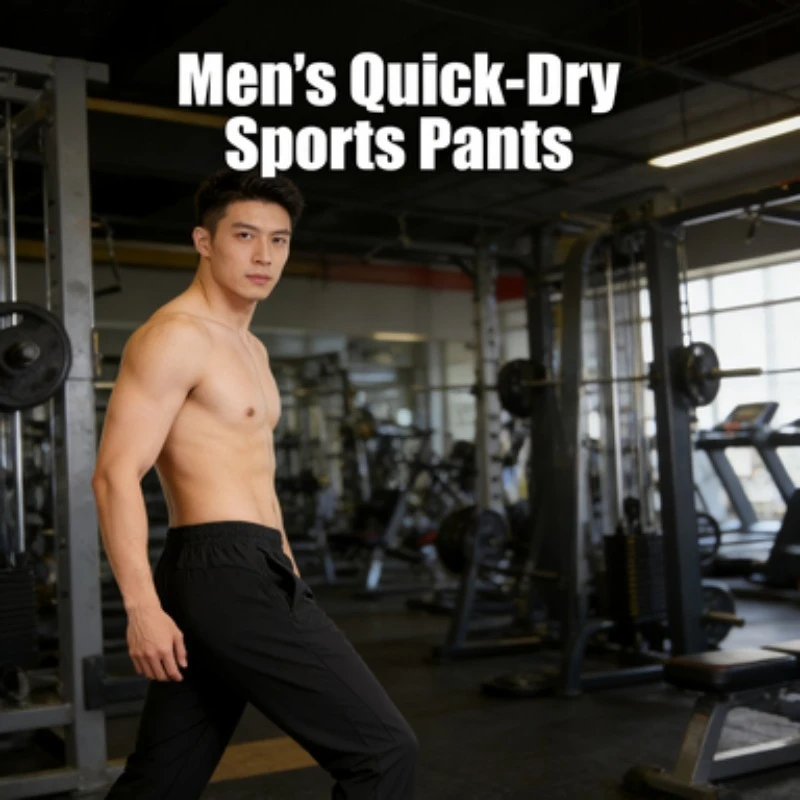 

Fleece Anti Splashing Running Trousers Mens Autumn and Winter Models Outdoor Sports Morning Running Training Fitness Pants