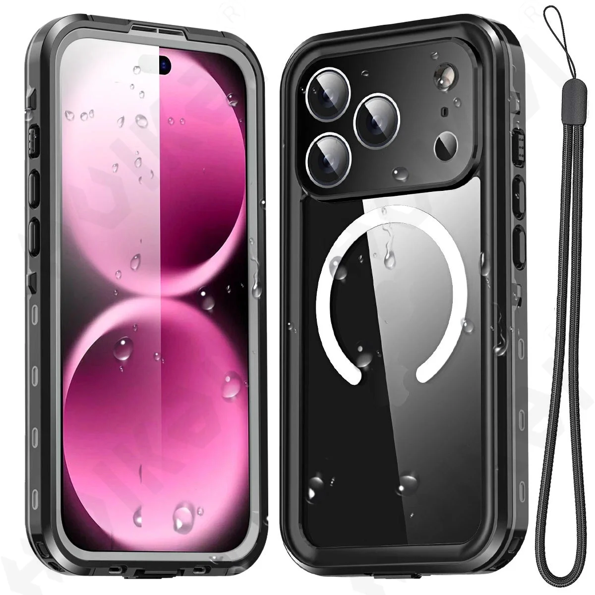 Case For iPhone 18 17 16 15 14 13 Pro Max Plus 2026 Protective Full Body Protective Cover Phone Case Funda Shell