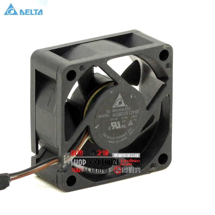 

35mm Fan for delta ASB03512HB 3515 35mm 3.5cm DC 12V 0.18A three line fan axial case cooling fan