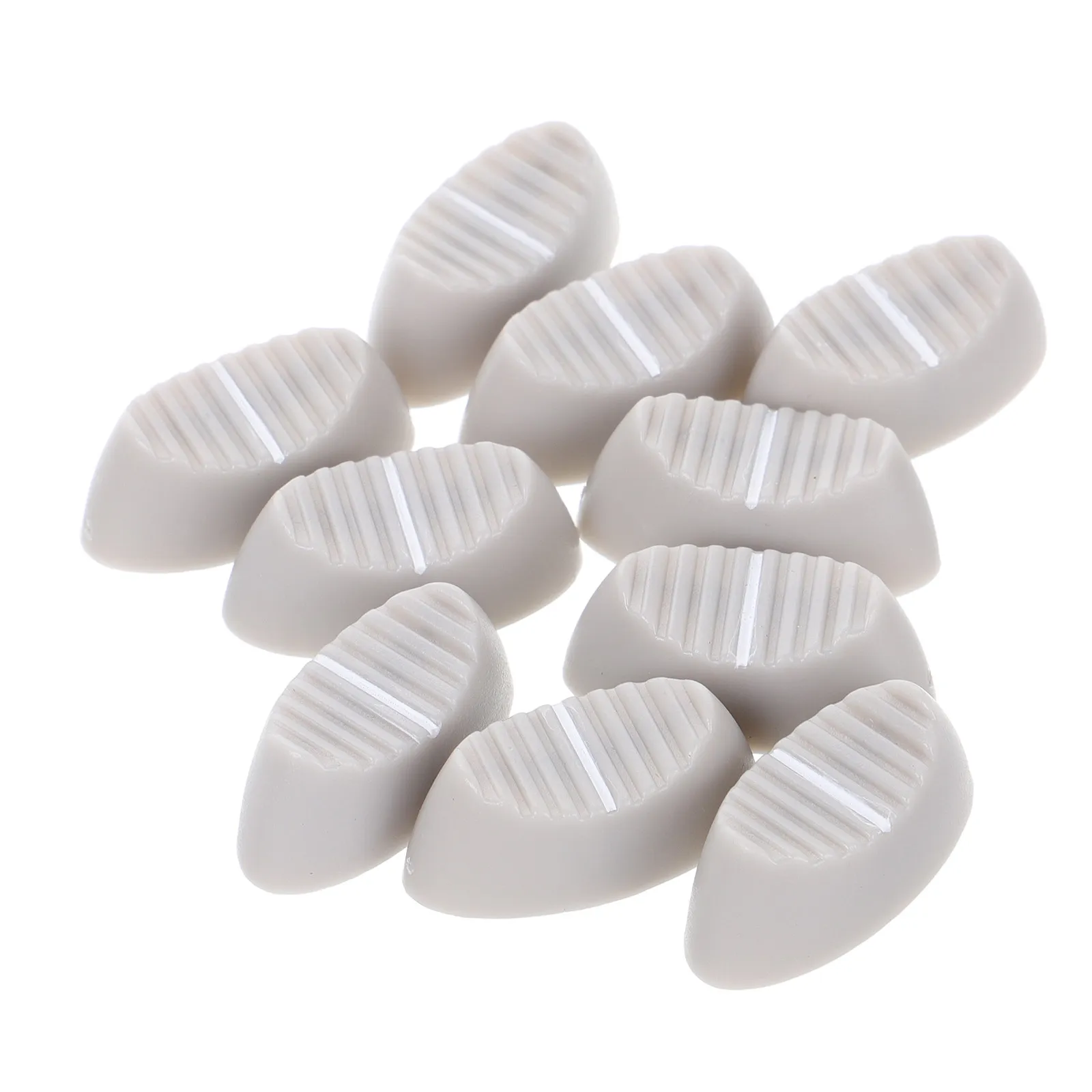 

10 Pcs Mixer Attachment Knob Part Replacement Universal Guitar Control Knobs Light Grey