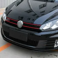 Car Sticker Strip Reflective Stickers Front Hood Grille Decals Auto Decoration Car Styling for Car Fit for V W Golf 6 7 Polo