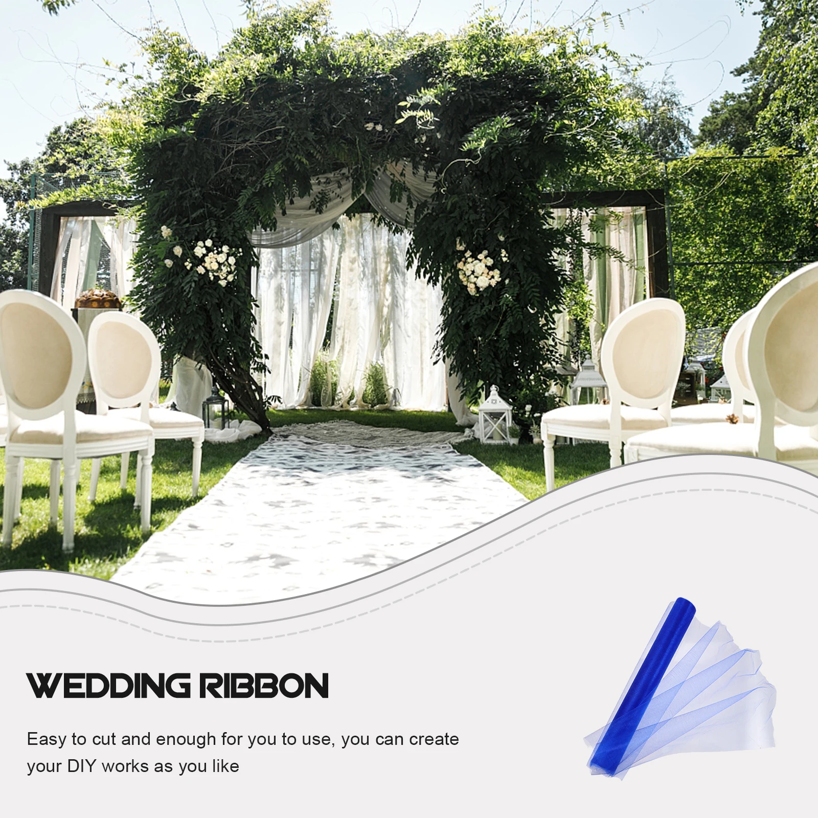

Wedding Room Decoration Gauze Tulle Ribbon Colorful Organza Fabric for Bouquet Invitations Background Party Decorations