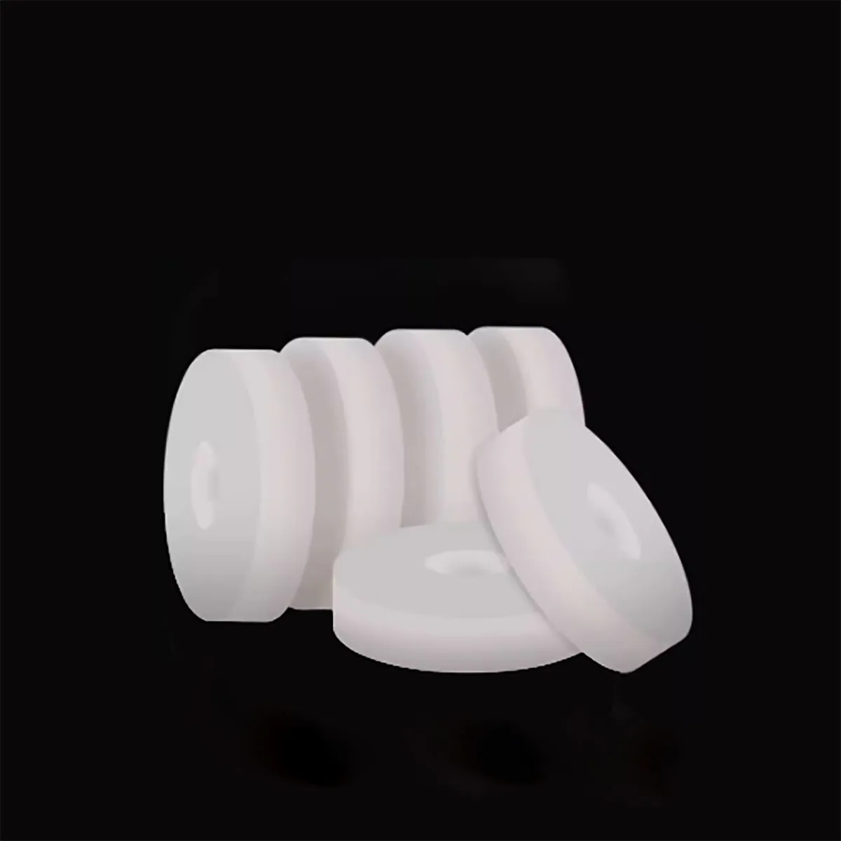 

White Silicone Non-Standard Transparent High Temperature Resistance Corrosion Resistance Circular Shock Absorber Pad