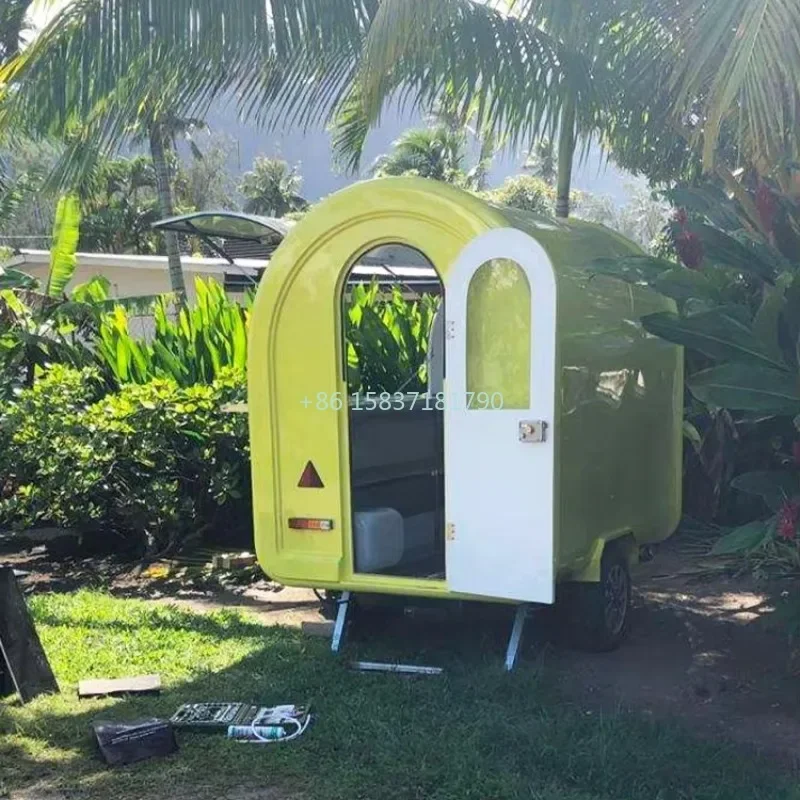 

Mobile Food Truck Trailer Towable Fast Food Cart Dining Car Ice Cream Hot Dogs Snacks Chips Piazza Food Truck Trailer for Canada