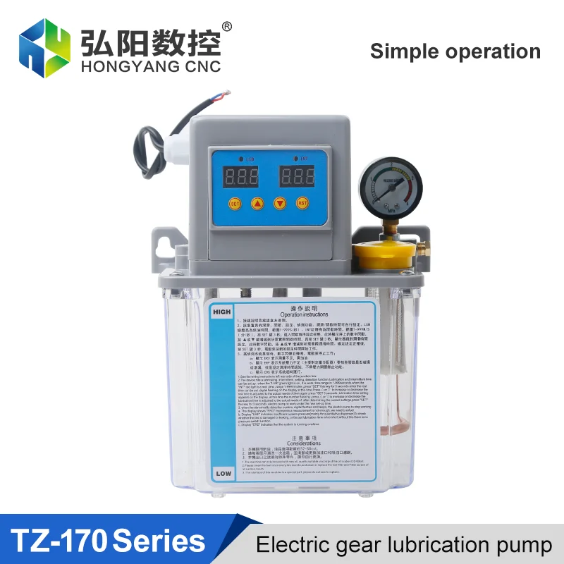 

Смазочный масляный насос для гравировального станка серии TZ170, шестеренный насос для станка для гравировального станка, смазочное охлаждение, масляная схема