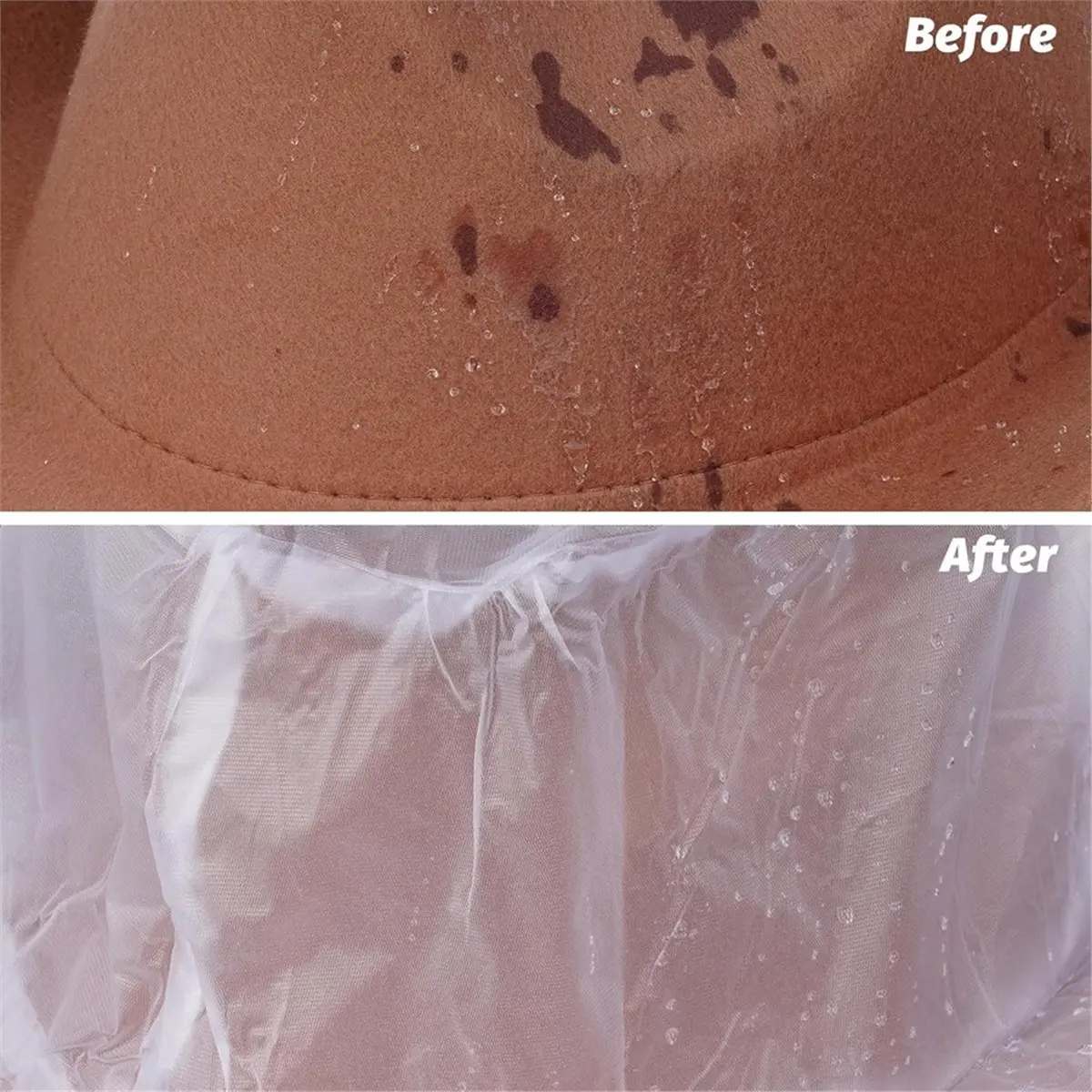 BHBL 10pcs Cowboy Hat Rain Covers Plastic Hat Waterproof Cover for Dust Unisex Travel Cowboy Hat Storage
