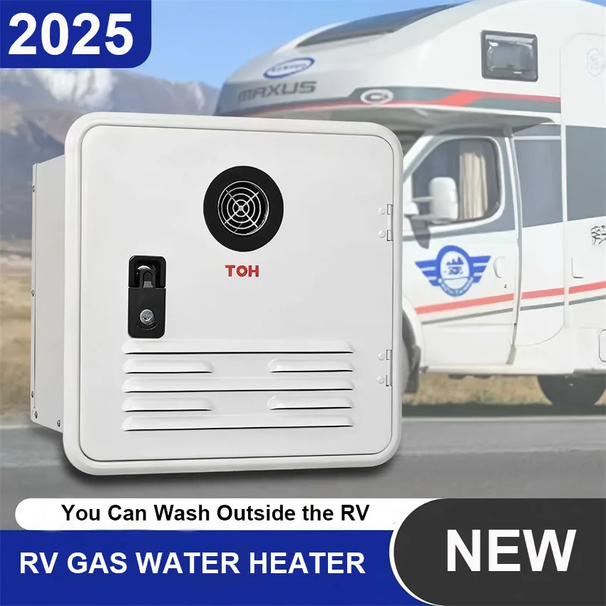 65,000 BTU RV Tankless 12L Water Heater High Altitude Available And Multi-function Controller On Demand Instant Hot 18KW Heating