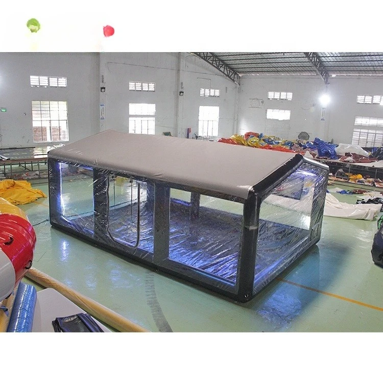 

Outdoor Transparent Outdoor Inflatable Car Tent Motorcycle Cover Bubble Tent Garage