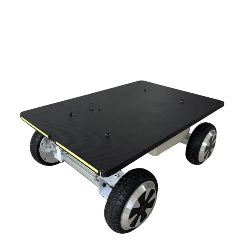 Modern Simple Flat Plate Electric Remote Control Cars Chassis Wheel Large Load Independent Steering Ultra-Long Life Battery