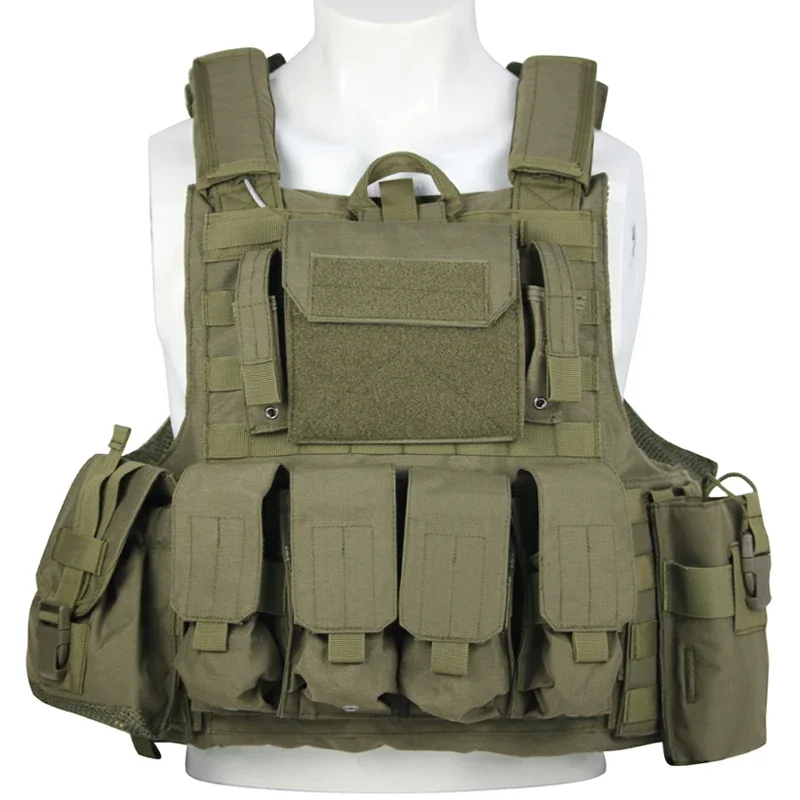 Tactical Vest Outdoor Body Armor Combat  Hunting Plate Carrier Molle Vest  Airsoft Training Protective Vests