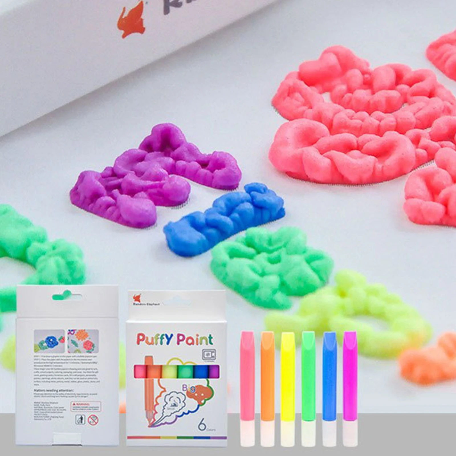 3D-Textur-Kunststifte 6 Farben – Art And Craft With Paint Bewertung und Preis