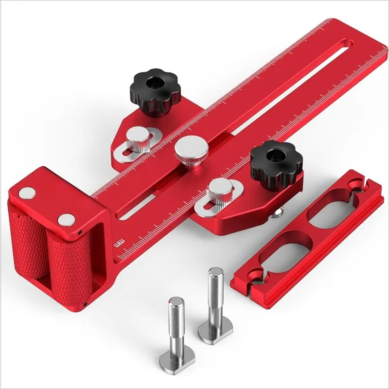 Thin Board Cutting Guide with Flip-over Roller, Quick Positioning Featherboard for Router Table Fence