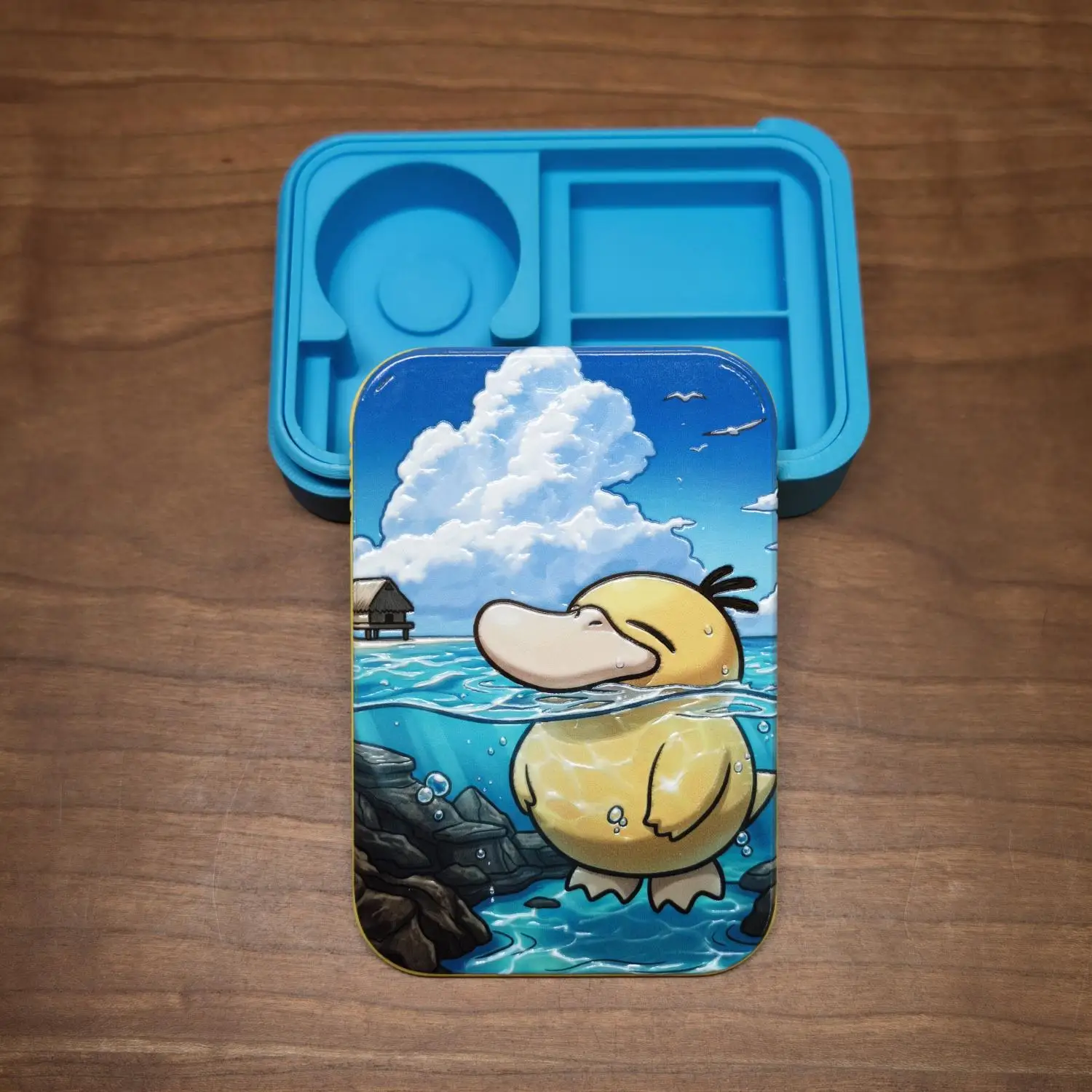 Diy Self Made Cartoon Squirtle 3D Printed Damage Counter Card Storage Box Charmander 3D Printed Card Storage Box Gift Toy