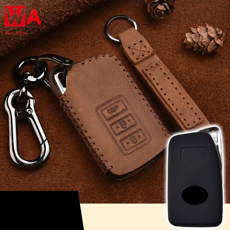 

Handmade Leather Car Key Case Cover For Lexus NX200 ES200 250 RX200t Case Key Shell ES RS GS IS LX NX Series