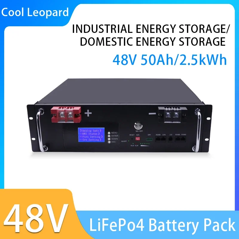 48V50Ah solar home energy storage battery 2.5KWH communication base station power lithium iron phosphate battery