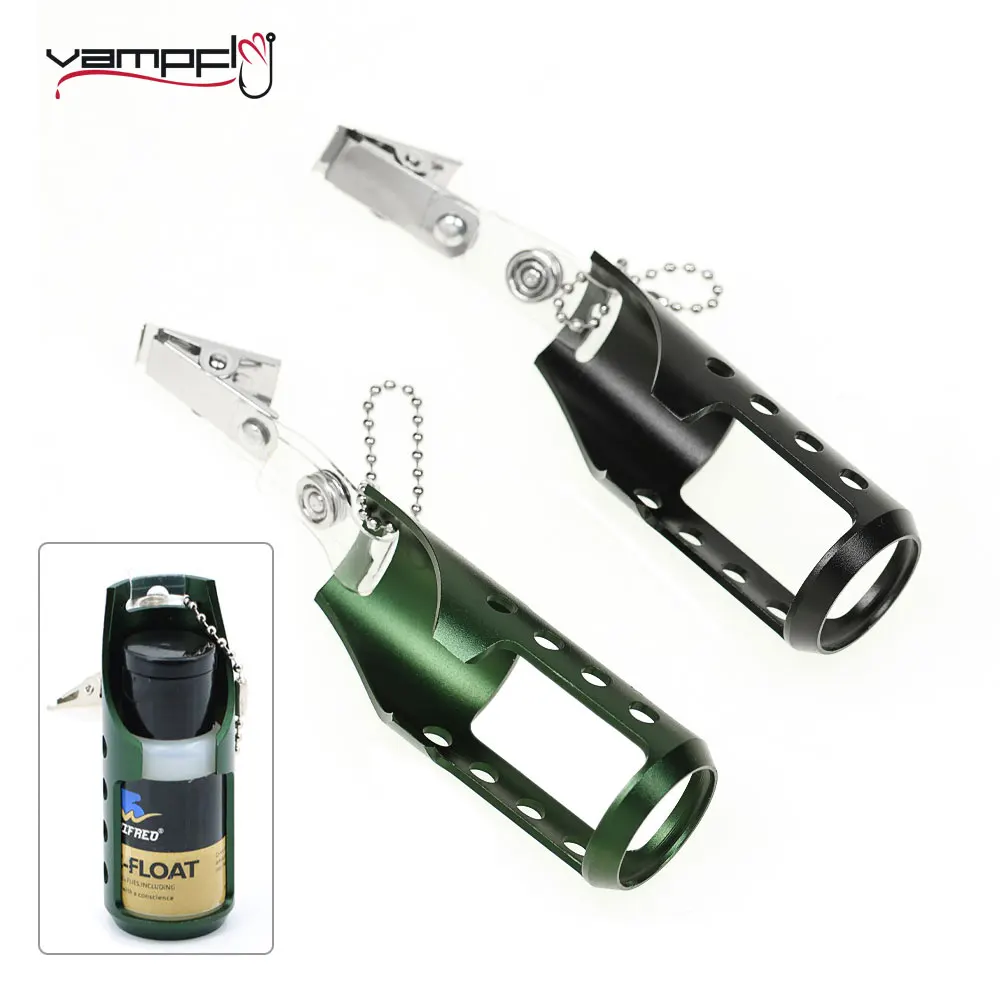 

Vampfly 1/2pcs Fly Fishing Floatant Bottle Holder For Holding CDC Float Bottle Fly Fishing Tackle Fish Bait Bottle Holder Tool