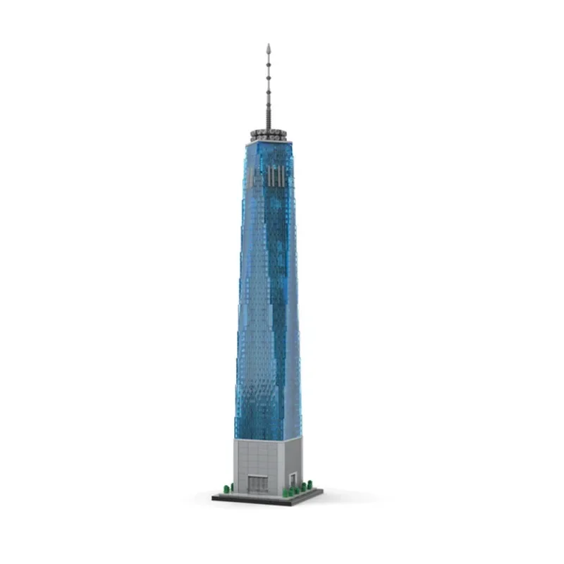 

MOC Freedom Tower Modular Building Model for a World Trade Center DIY Brick City Landscape Children's Toy Gifts